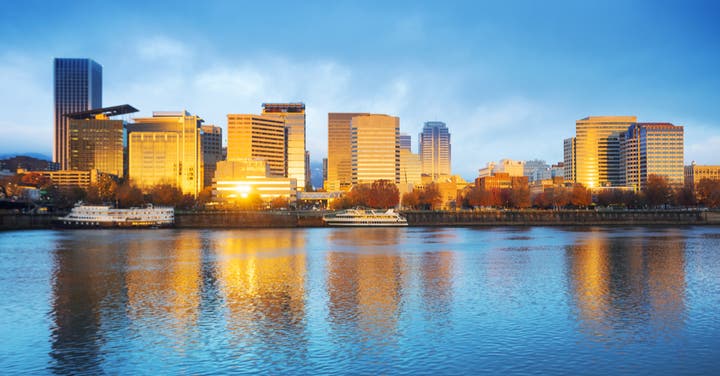 Skyline of Portland